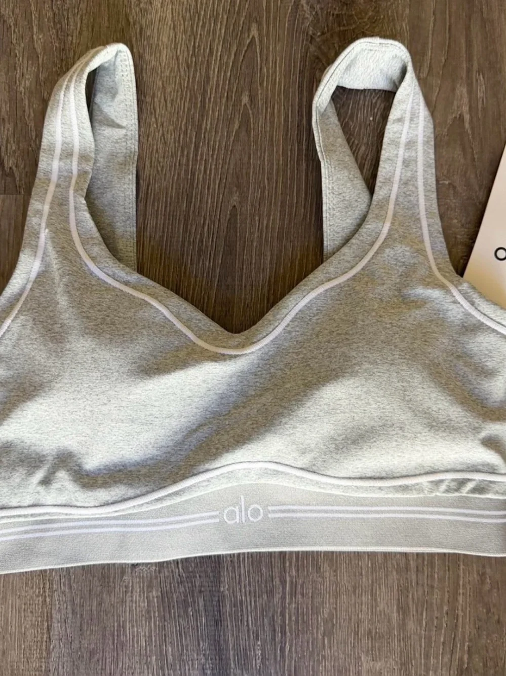 ALO Yoga Light Gray High-Rise Leggings
